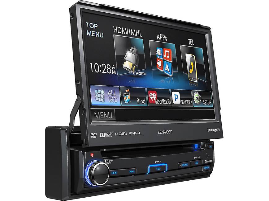 Kenwood KVT-7012BT DVD receiver at Crutchfield Canada