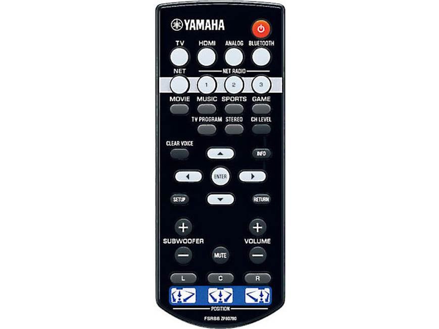 Yamaha SRT-1500 Powered home theatre sound system/TV platform with