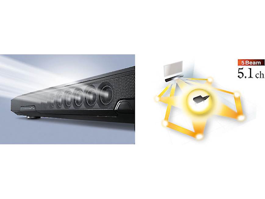 Yamaha SRT-1500 Powered home theatre sound system/TV platform with