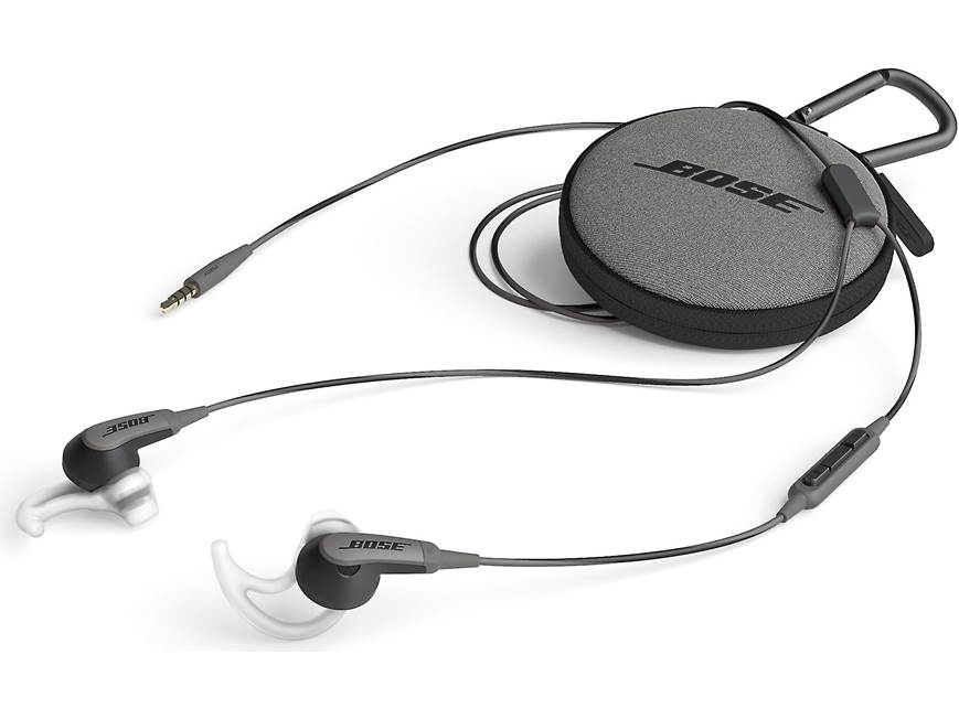 Bose® SoundSport® in-ear headphones (Charcoal) For music and calls