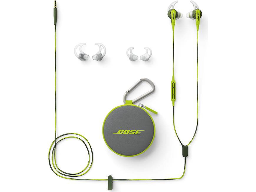 Bose® SoundSport® in-ear headphones (Energy Green) For music and