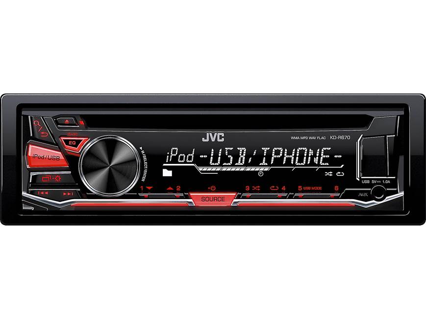 JVC KD-R670 CD receiver at Crutchfield Canada
