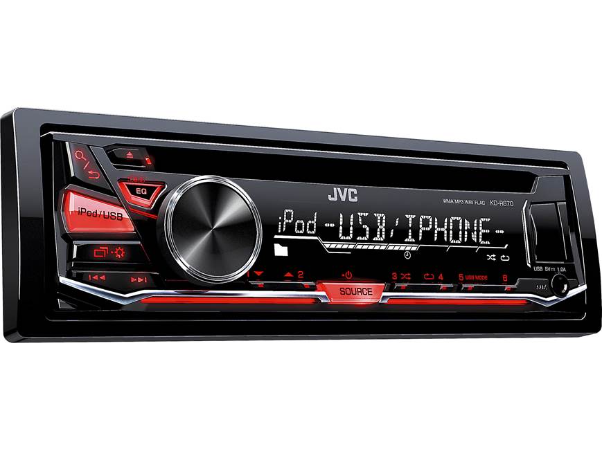 JVC KD-R670 CD receiver at Crutchfield Canada
