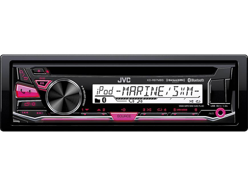 JVC KD-R97MBS CD receiver for Jeep, powersports, or marine