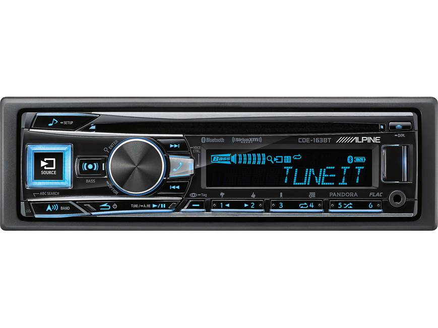 Alpine CDE-163BT CD receiver at Crutchfield Canada