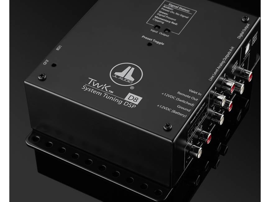 JL Audio TwK™ D8 Digital Signal Processor 8-channel DSP with