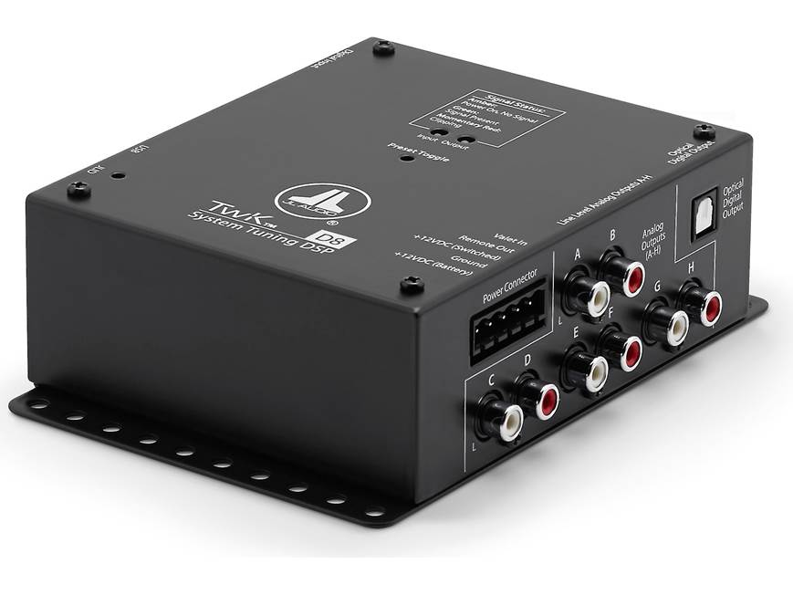 JL Audio TwK™ D8 Digital Signal Processor 8-channel DSP with