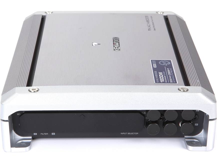 Kenwood KAC-M8005 5-channel marine amplifier — 50 watts RMS x 4 at