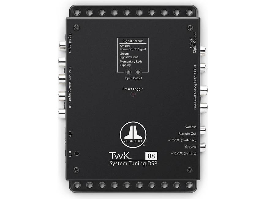JL Audio TwK™ 88 Digital Signal Processor 8-channel DSP with 10