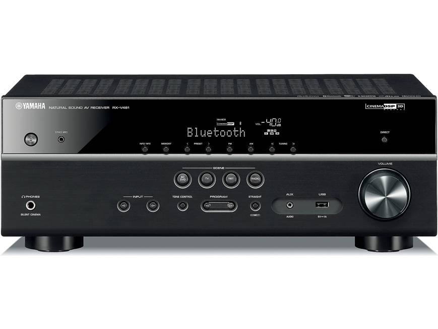 YAMAHA　AVアンプ　RX-V481 リモコン無し・アプリで超便利・美品快調 Yamaha RX-V481 5.1-channel home theatre receiver with Wi-Fi