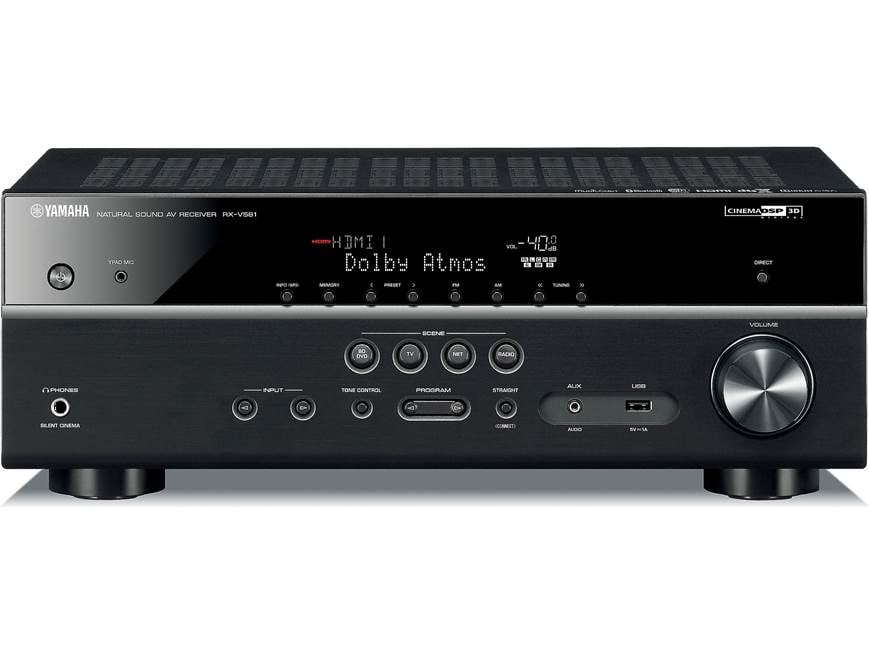 Yamaha RX-V581 7.2-channel home theatre receiver with Wi-Fi