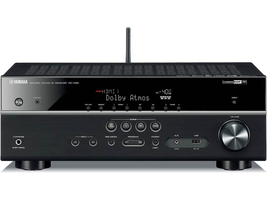Yamaha RX-V581 7.2-channel home theatre receiver with Wi-Fi