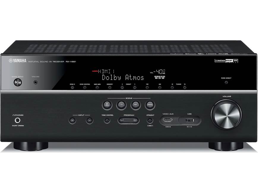 Yamaha RX-V681 7.2-channel home theatre receiver with Wi-Fi