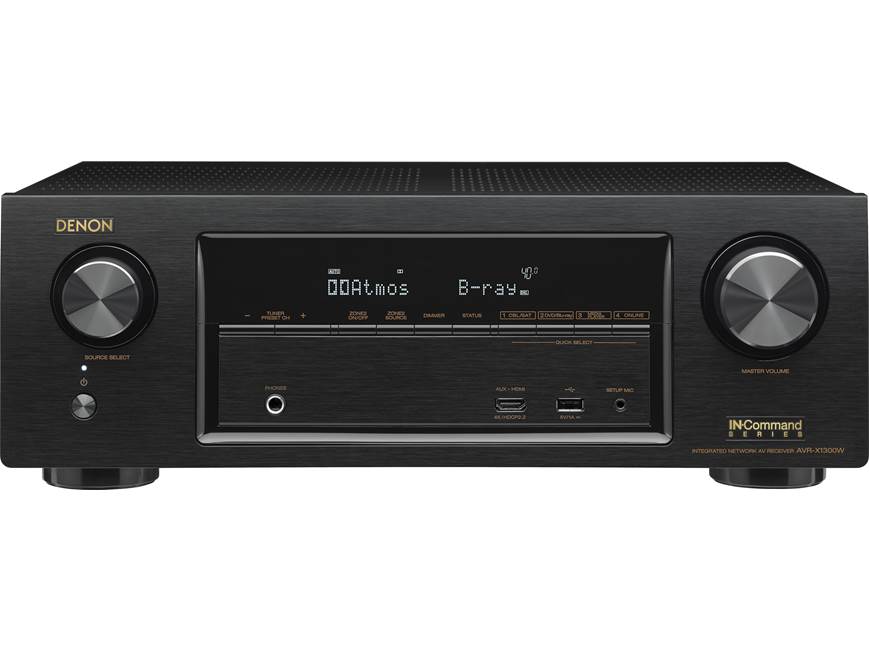 DENON AVアンプ AVR-X1300W Denon AVR-X1300W 7.2-channel home theatre receiver with Wi-Fi