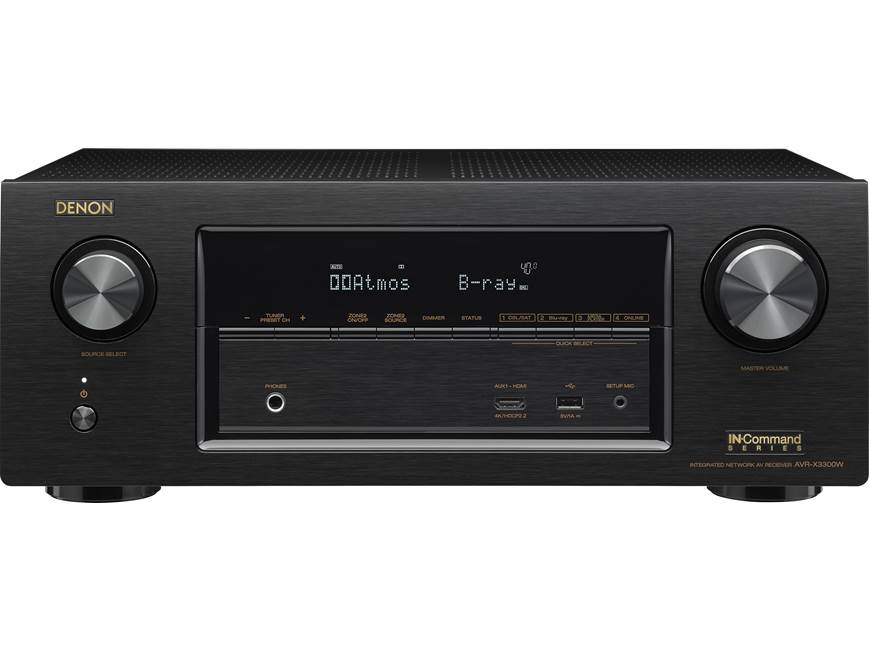 Denon AVR-X3300W IN-Command 7.2-channel home theatre receiver with