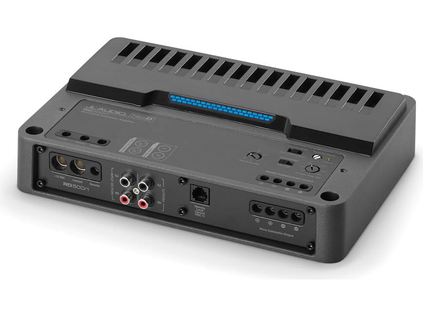 JL Audio RD500/1 Mono subwoofer amplifier — 500 watts RMS x 1 at 2