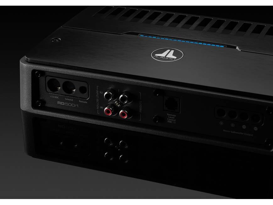 JL Audio RD500/1 Mono subwoofer amplifier — 500 watts RMS x 1 at 2
