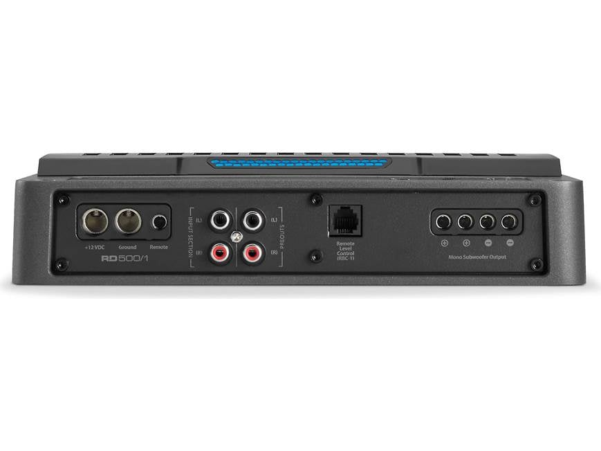 JL Audio RD500/1 Mono subwoofer amplifier — 500 watts RMS x 1 at 2