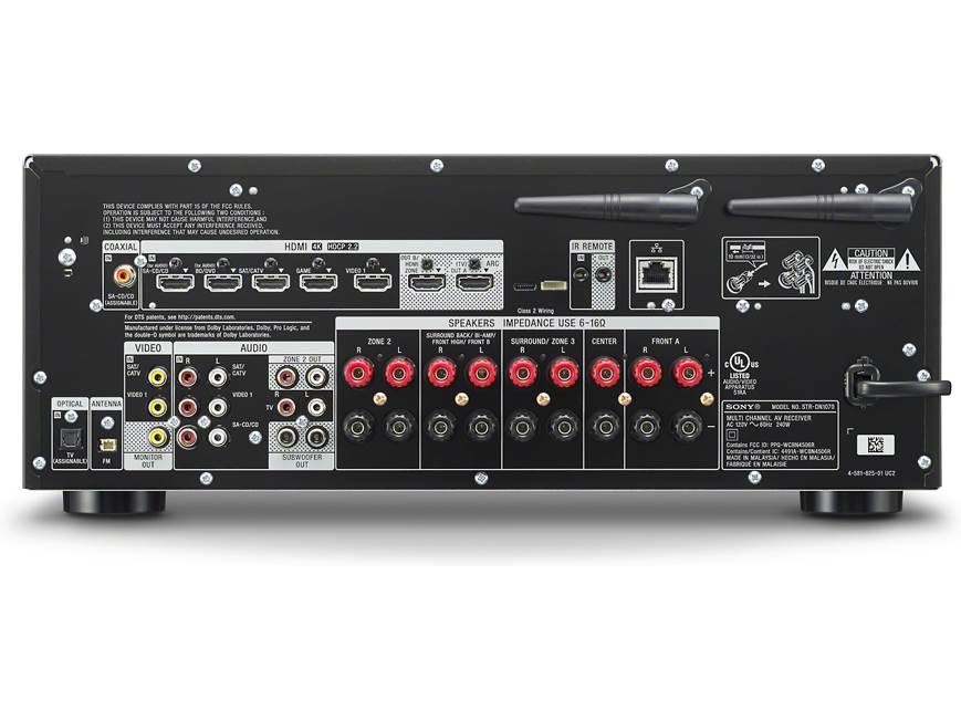 Sony STR-DN1070 7.2-channel home theatre receiver with Wi-Fi