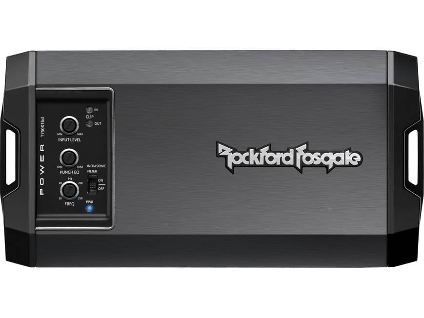 Rockford Fosgate Power T750X1bd Compact mono subwoofer amplifier