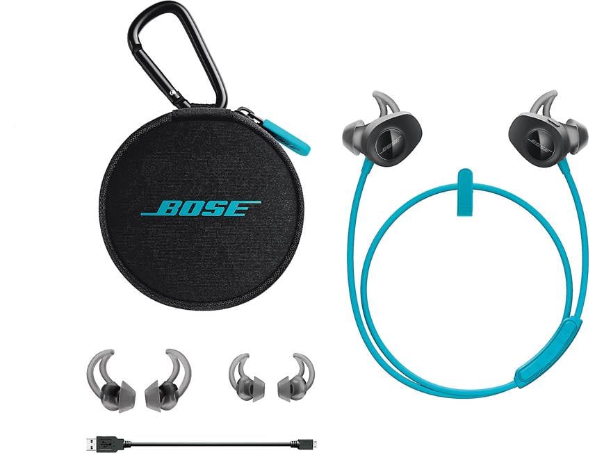 Bose® SoundSport® wireless headphones (Aqua) (Aqua) at Crutchfield