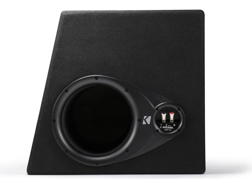 Kicker 43DC122 Ported enclosure with dual 12