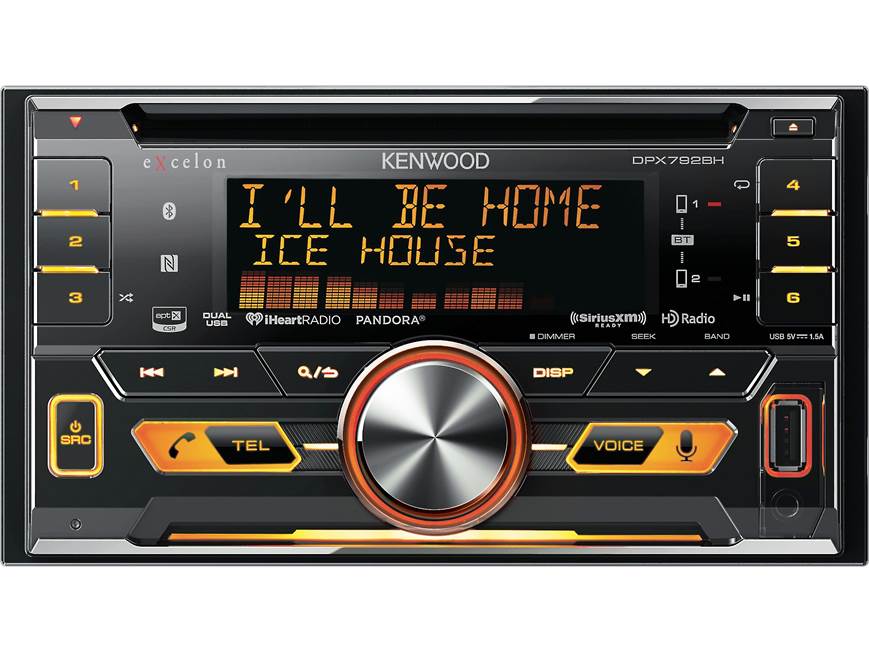 Kenwood Excelon DPX792BH CD receiver at Crutchfield Canada