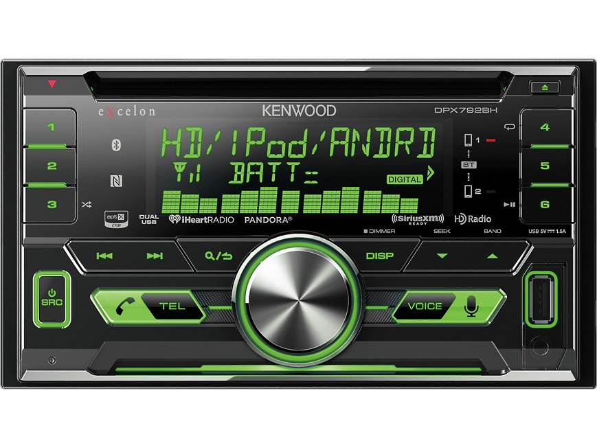 Kenwood Excelon DPX792BH CD receiver at Crutchfield Canada
