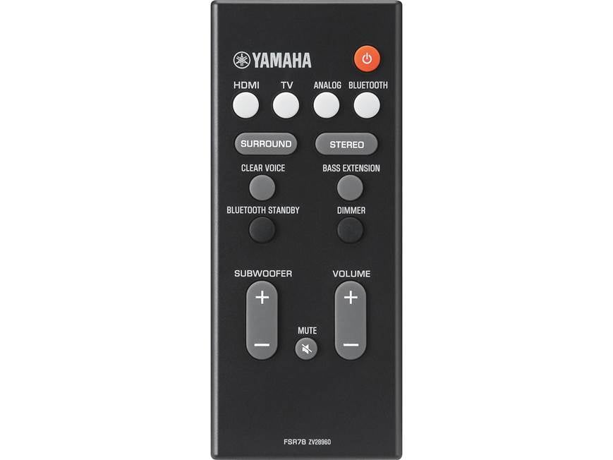 Yamaha YAS-106 Powered sound bar with 4K video passthrough and