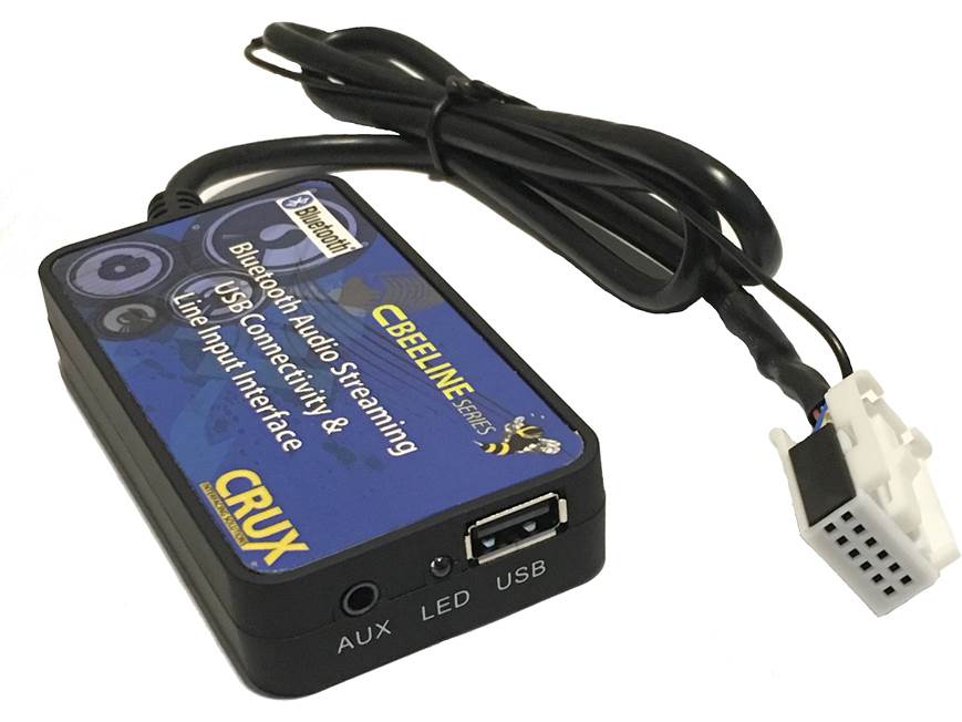 Crux BTS-VW2 Bluetooth® Interface Stream music through the factory