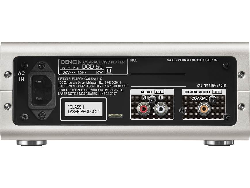 Denon DCD-50 Compact single-disc CD player at Crutchfield Canada