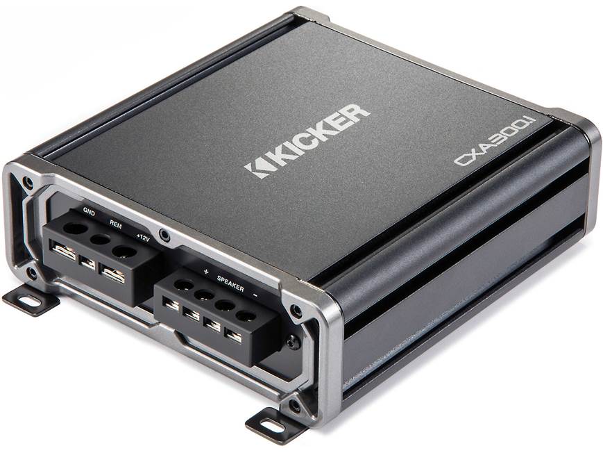 KICKER パワーアンプ CXA300.1 Kicker 43CXA300.1 CX Series mono subwoofer amplifier — 300 watts