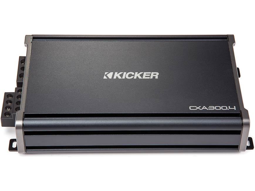 Kicker 43CXA300.4 CX Series 4-channel car amplifier — 40 watts RMS