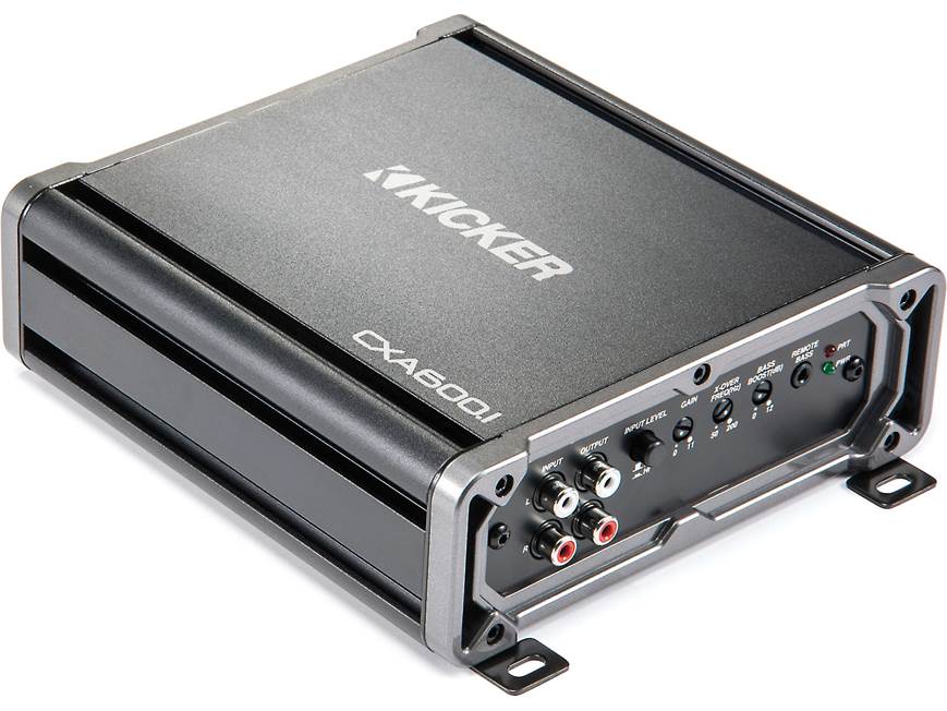 Kicker 43CXA600.1 Mono subwoofer amplifier — 600 watts RMS x 1 at