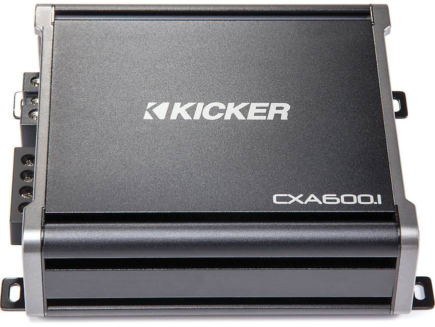 Kicker 43CXA600.1 Mono subwoofer amplifier — 600 watts RMS x 1 at