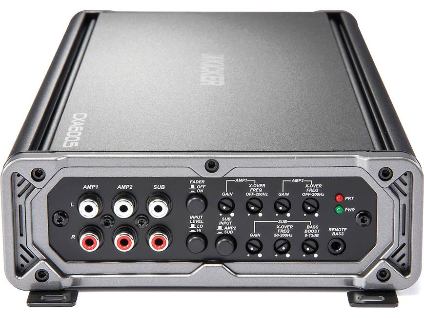 Kicker 43CXA600.5 CX Series 5-channel car amplifier — 40 watts RMS