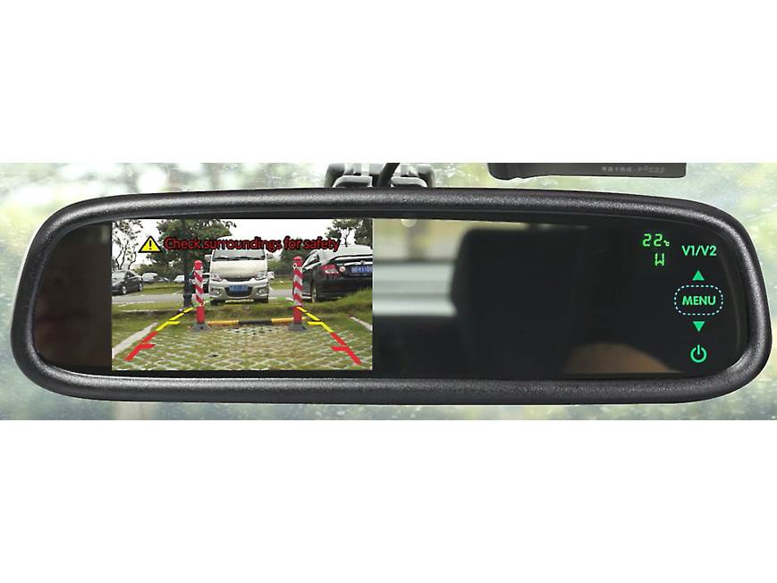 Boyo VTM43TC Replacement rear-view mirror with 4.3