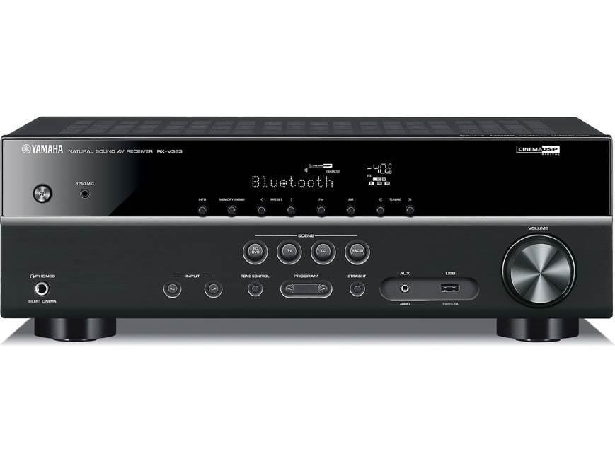 Yamaha RX-V383 5.1-channel home theatre receiver with Bluetooth