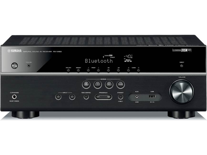 Yamaha RX-V483 5.1-channel home theatre receiver with Wi-Fi