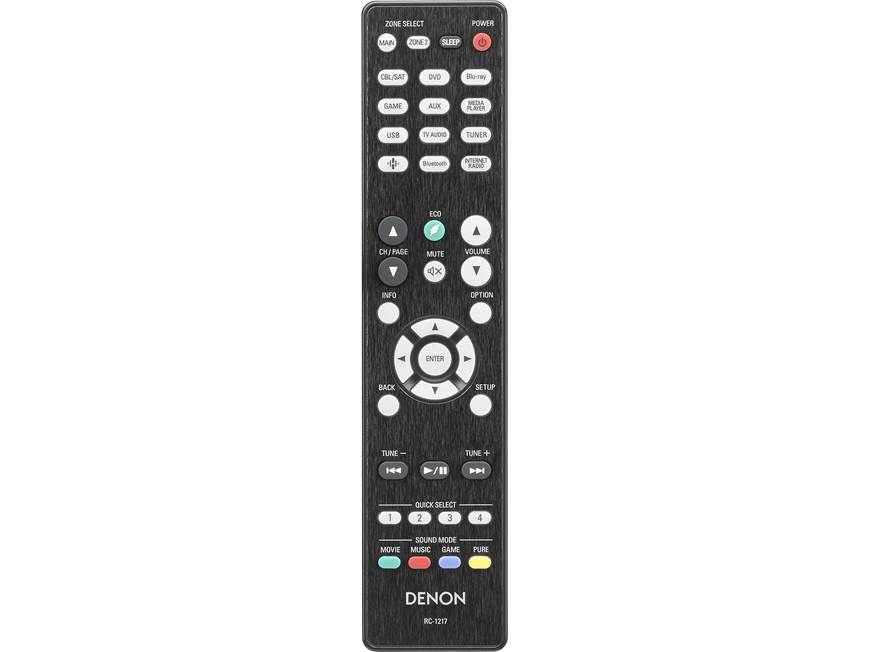 Denon AVR-X1400H IN-Command 7.2-channel home theatre receiver with