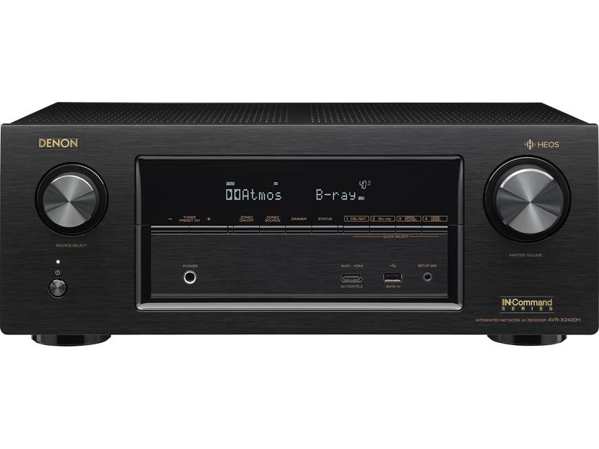 Denon AVR-X2400H IN-Command 7.2-channel home theatre receiver with