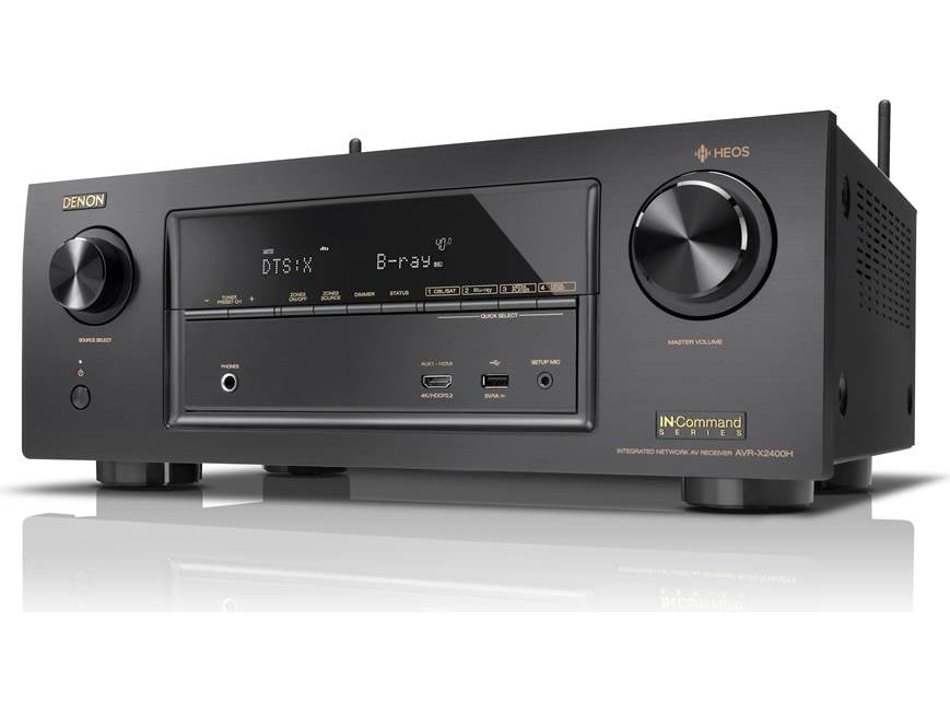 DENON AVアンプ Dolby Atmos HEOS対avr-x2400h Denon AVR-X2400H IN-Command 7.2-channel home theatre receiver with