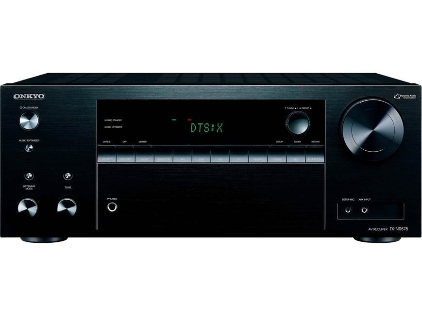 Onkyo TX-NR575 7.2-channel home theatre receiver with Wi-Fi