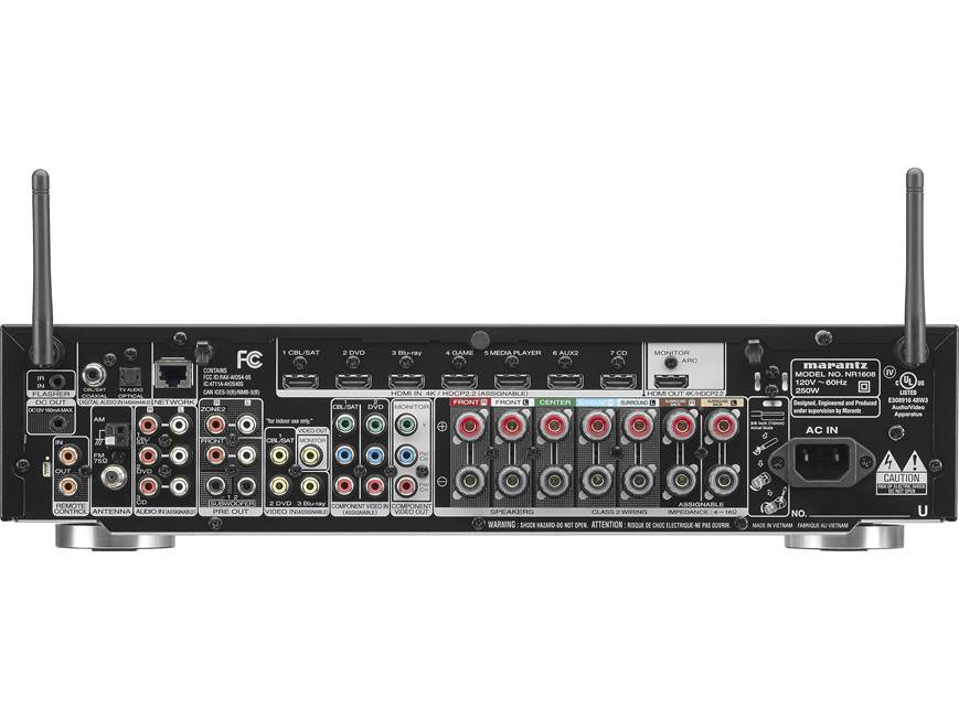 marantz ブラック アンプ　NR1608 marantz ブラック アンプ NR1608