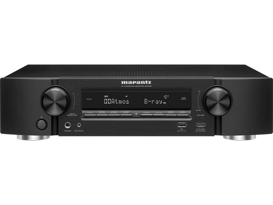 Marantz NR1608 7.2-channel home theatre receiver with Wi-Fi