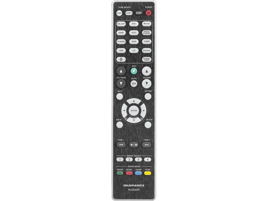 Marantz NR1608 7.2-channel home theatre receiver with Wi-Fi