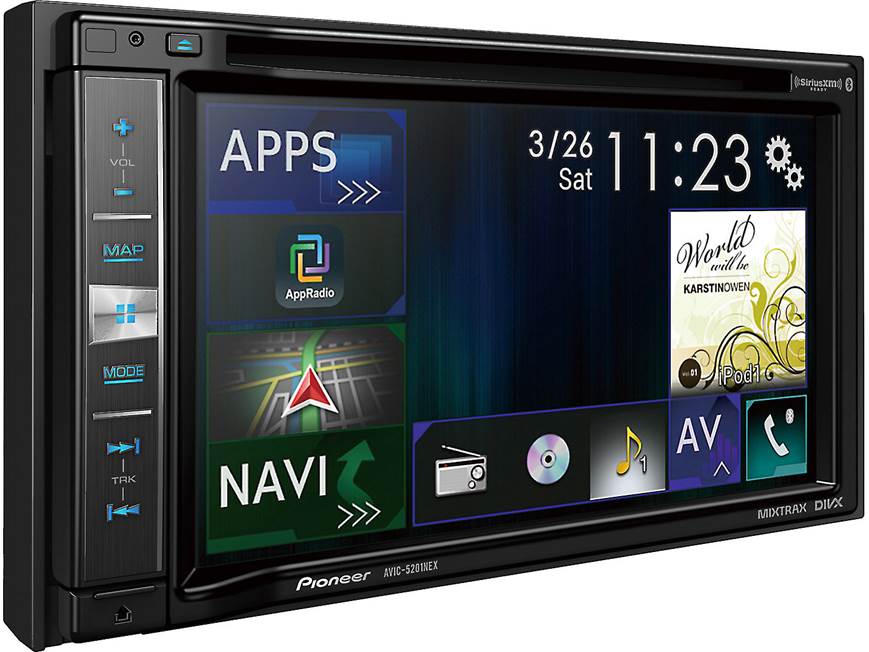 Pioneer AVIC-5201NEX Navigation receiver at Crutchfield Canada