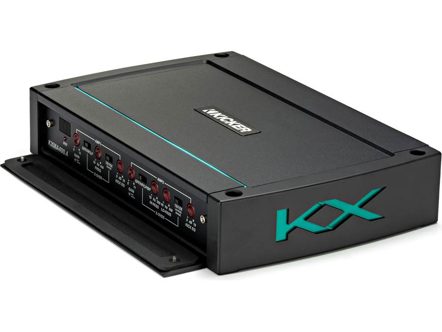 Kicker 44KXMA400.4 4-channel marine amplifier — 50 watts RMS x 4
