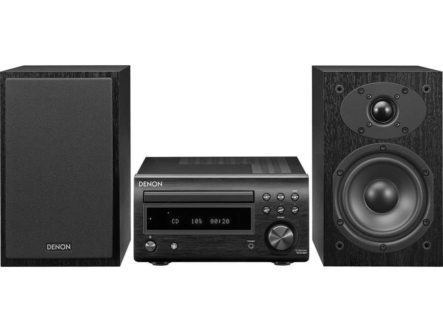 Denon D-M41 CD/FM micro desktop stereo system with Bluetooth® at