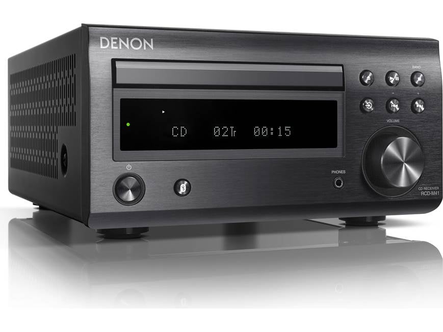 Denon D-M41 CD/FM micro desktop stereo system with Bluetooth® at
